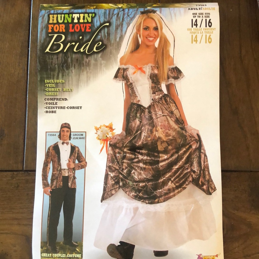 Women’s hunting for love bride costume
